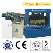 automatic arc glazed steel roof tiles roll forming and cutting making machine
